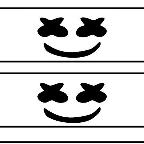 Dj Marshmello Party Water Label Stickers Favor Bag Birthday Etsy