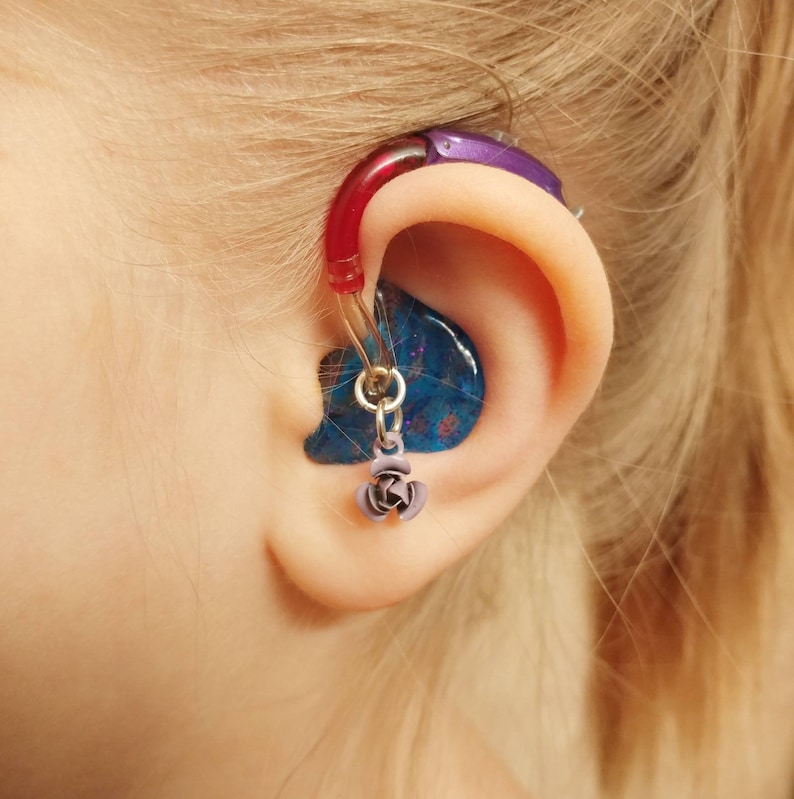 Hearing Aid Jewelry Charm, Hearing Aid Charm, Jewelry for Hearing Aids