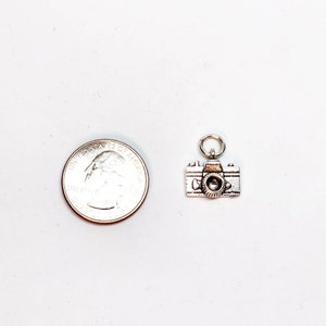 Hearing aid charms, camera charm, Hearing aid jewelry charm, hearing aid charm, jewelry for hearing aids, charms for hearing aids