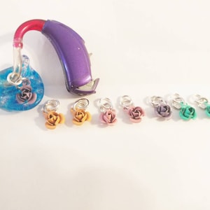 Hearing aid jewelry charm, hearing aid charm, jewelry for hearing aids, charms for hearing aids, decoration for hearing aids, accessories