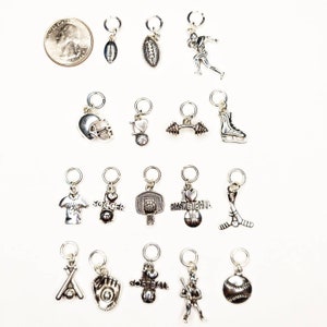 Hearing aid charms, sports charm, Hearing aid jewelry charm, jewelry for hearing aids, charms for hearing aids, decoration for hearing aids