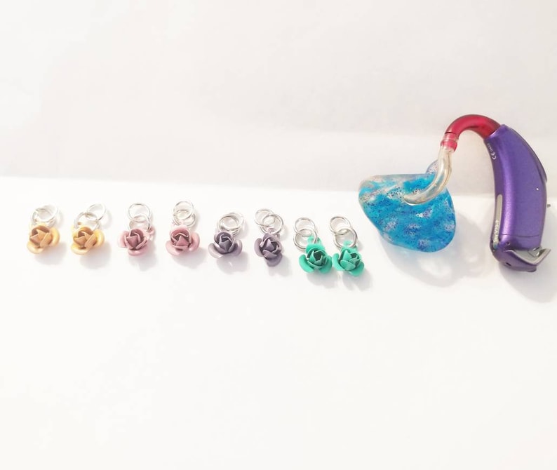 Hearing Aid Jewelry Charm, Hearing Aid Charm, Jewelry for Hearing Aids