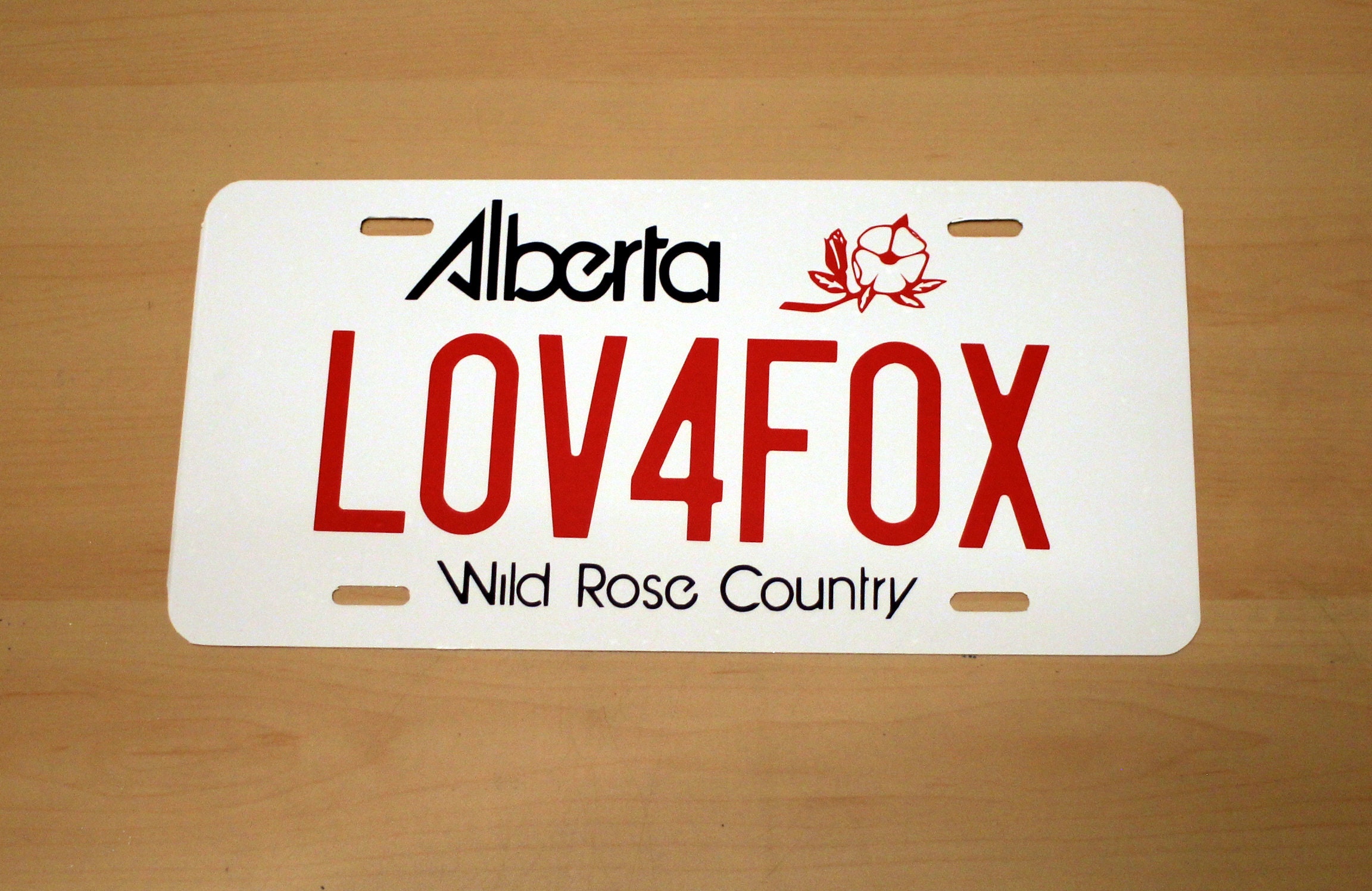 Custom MadetoOrder AlbertaStyle License Plates Your Text Etsy