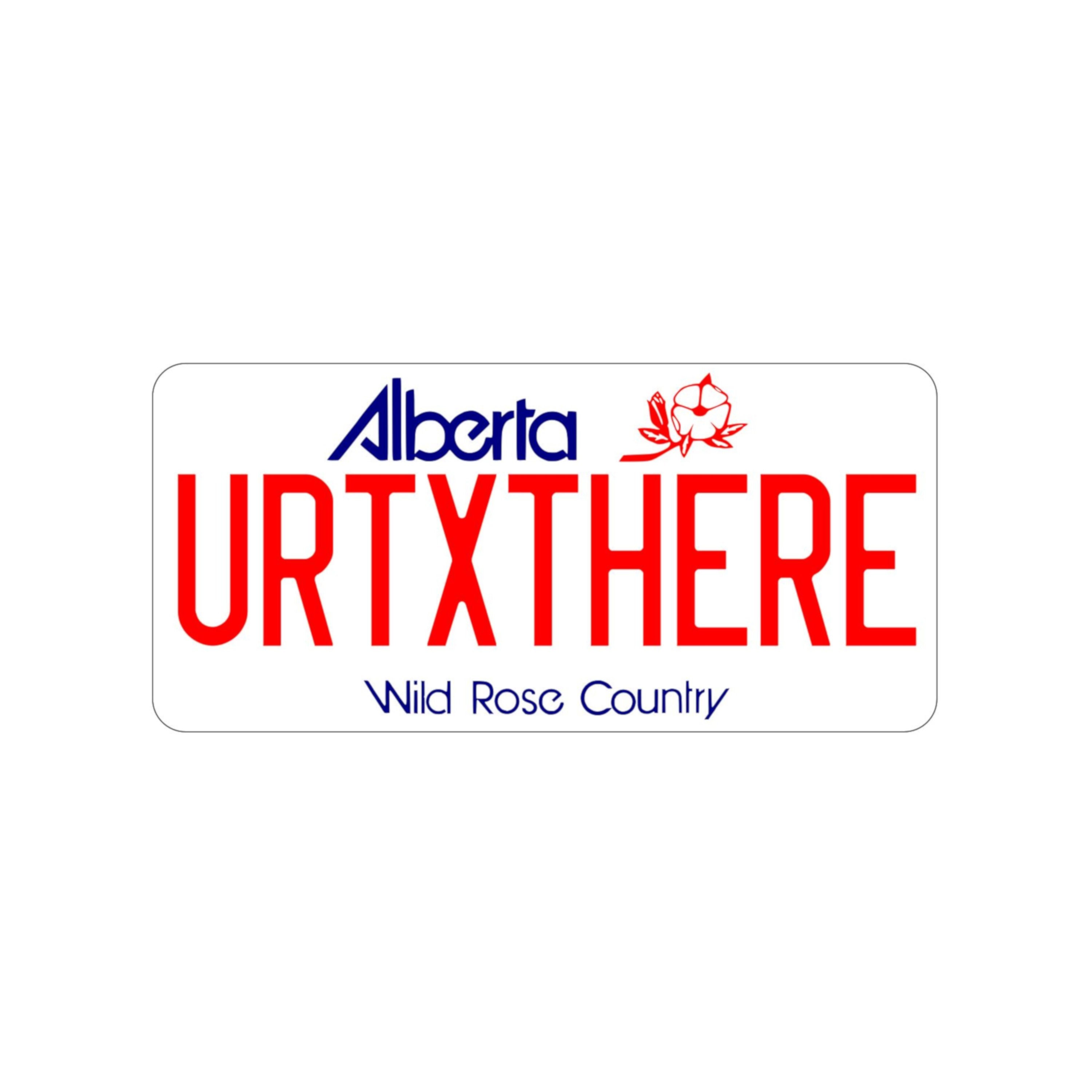 Custom MadetoOrder AlbertaStyle License Plates Your Text Etsy