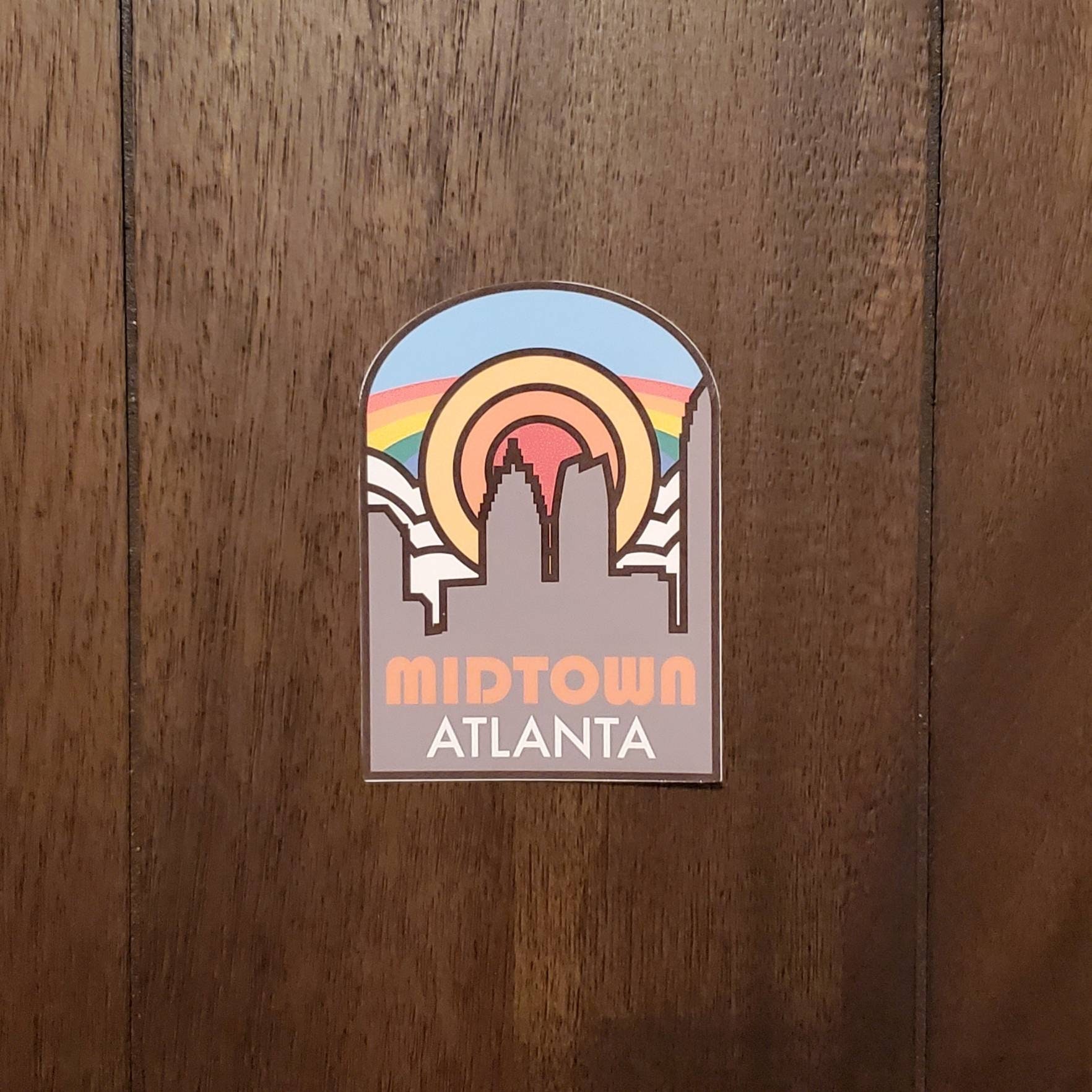 Atlanta Sticker. Midtown Atlanta Sticker. ATL Decal. Atlanta Souvenir ...