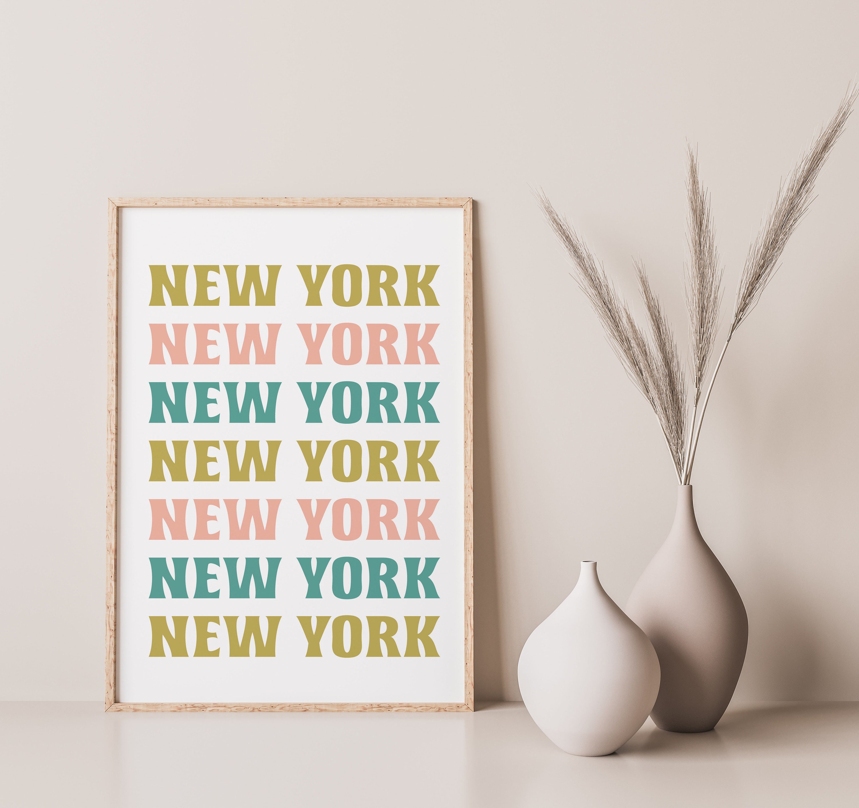 New York City Printable NY City Print City Wall Art Modern - Etsy