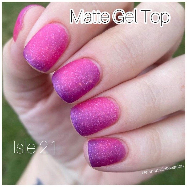 Matte Gel Top Coat Great for Dip Powder Matte Top Coat Gel Etsy