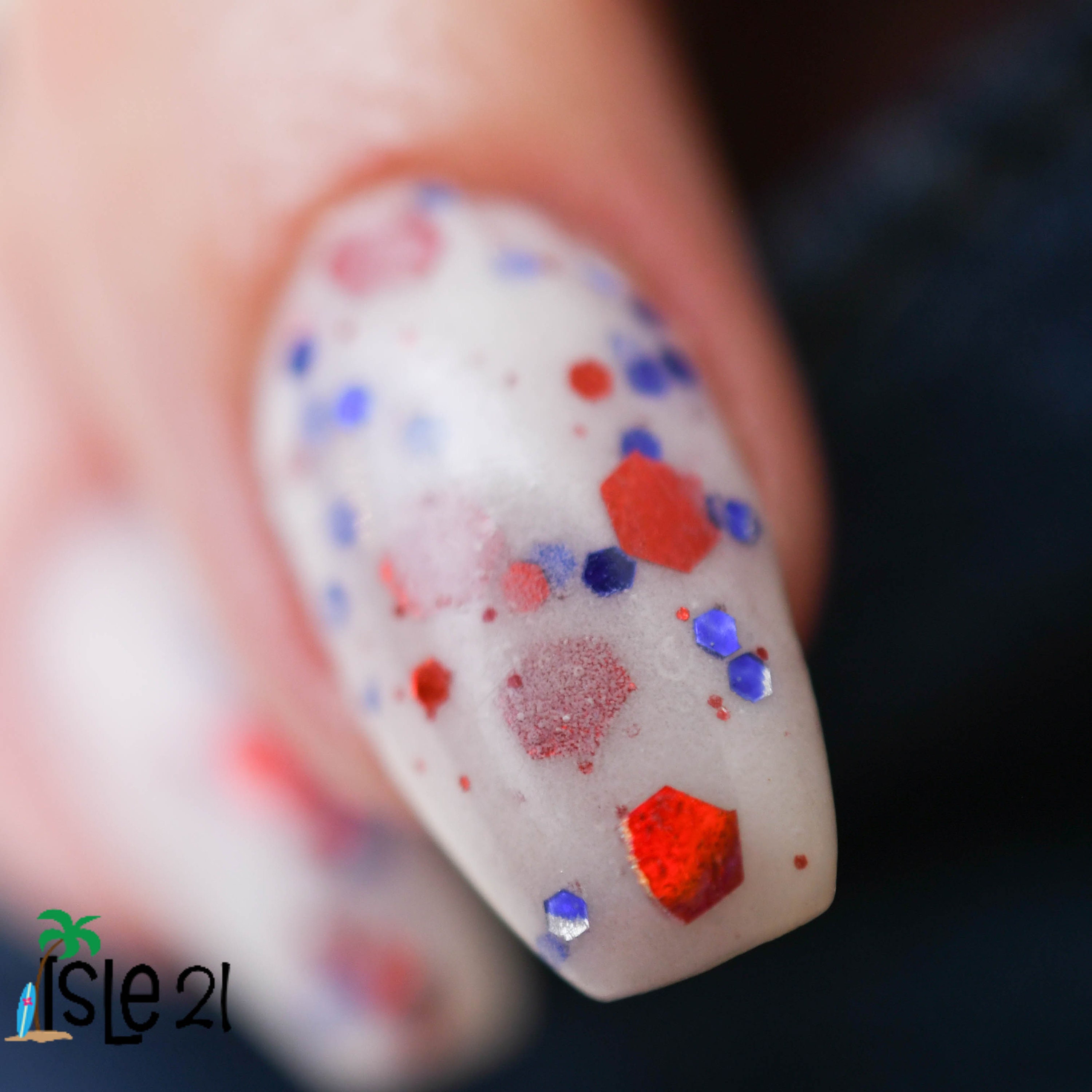 American Made Red White Blue Glitter Dip Powder Patriotic Etsy