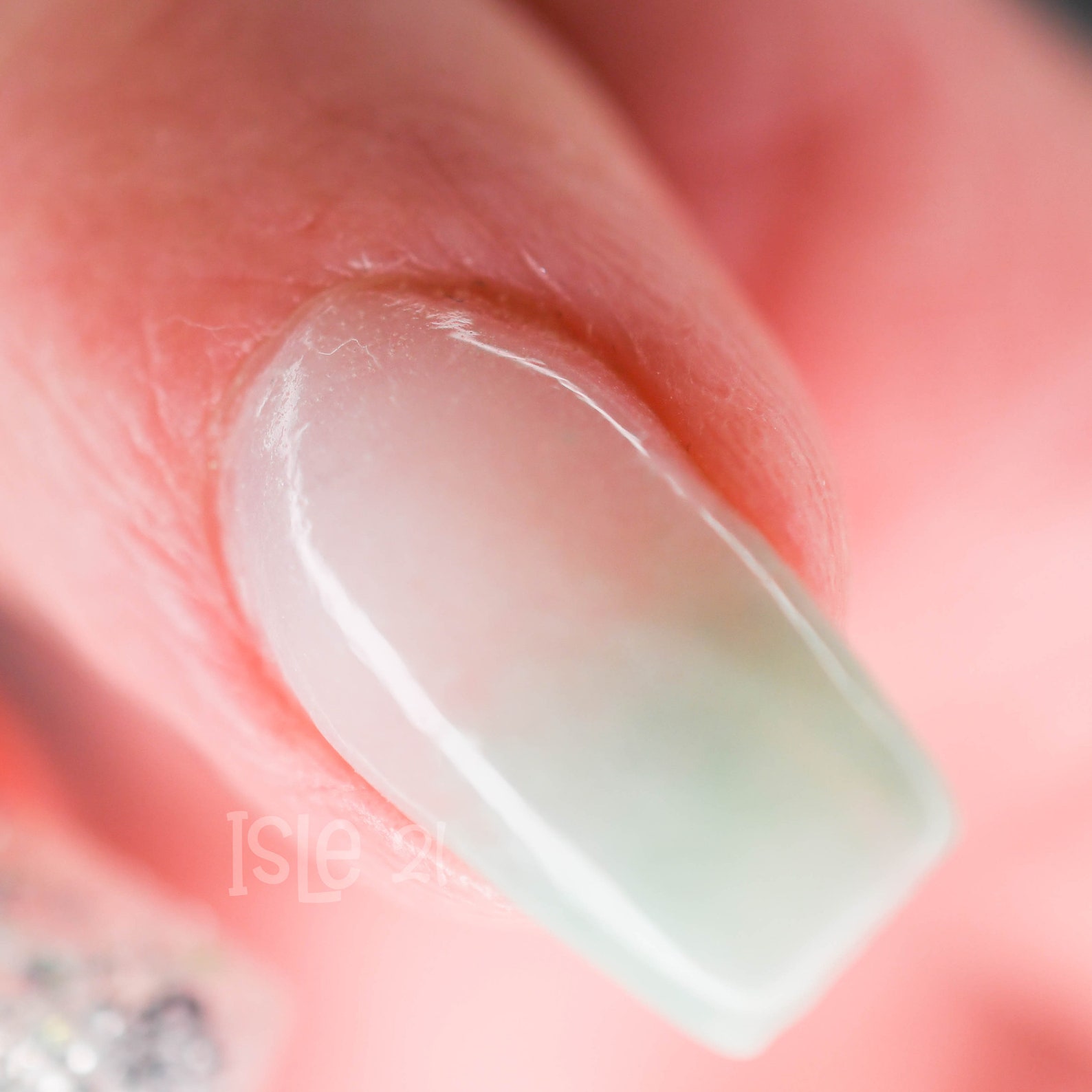 Cloudy Milky White Nail Dip Powder Nail Dipping Powder Nail Etsy