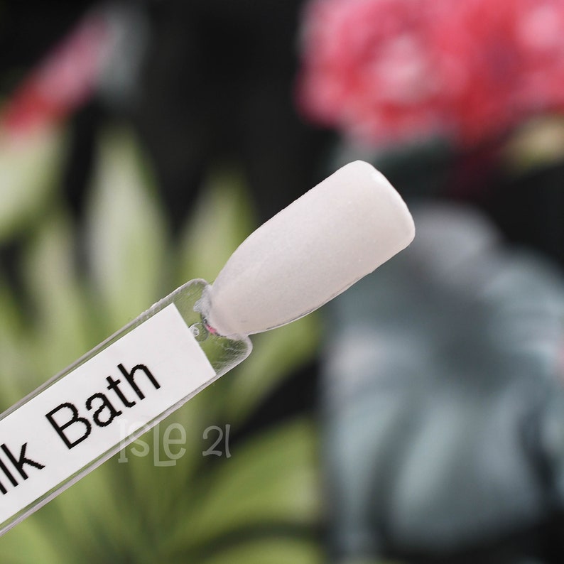 Milk Bath Milky White Nail Dip Powder Nail Dipping Powder Nail Etsy