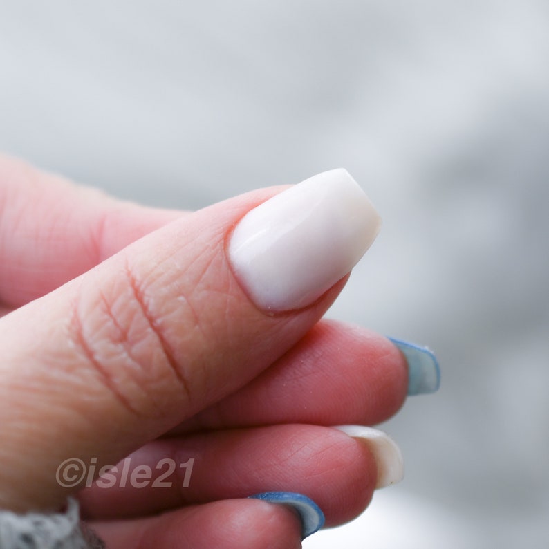 Milk Bath Milky White Nail Dip Powder Nail Dipping Powder Nail Etsy