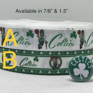 Nastro grosgrain da 2 cm ispirato al basket e/o nastrini piatti coordinati da 2,5 cm. Perfetto per realizzare fiocchi e molti altri lavoretti.
