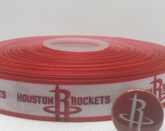 Houston Rockets Grosgrain Ribbon