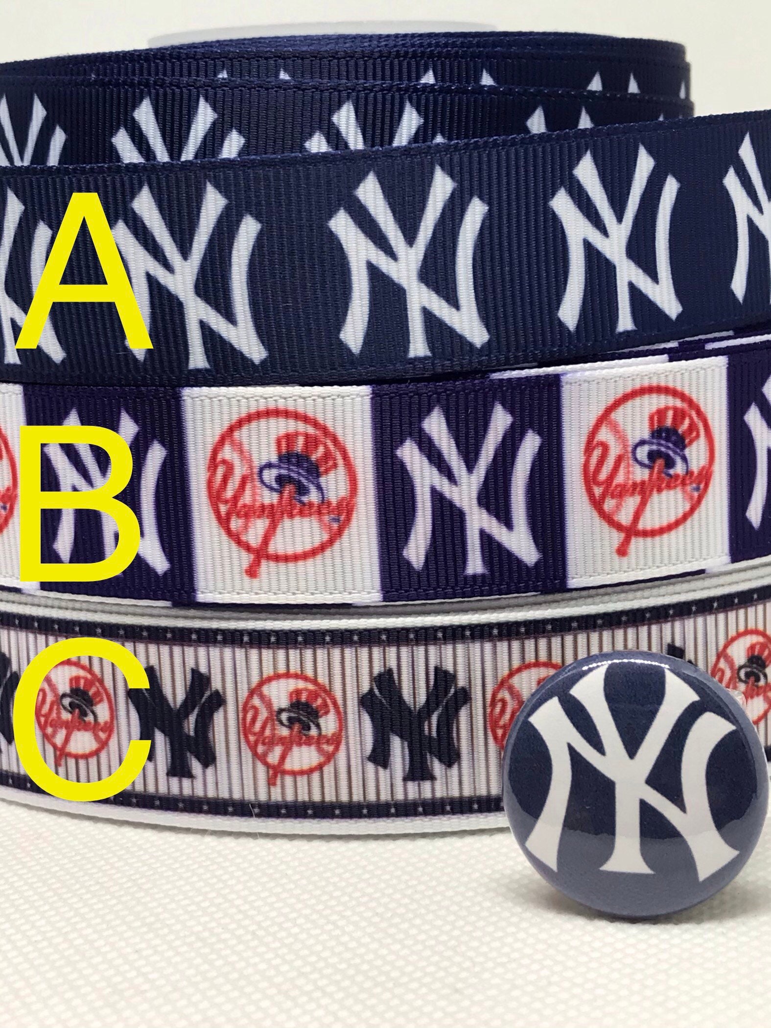 BASEBALL inspired 7/8" & 1.5" grosgrain ribbon and/or coordinating 1" flatbacks. Perfect for hair bows and many other crafts.