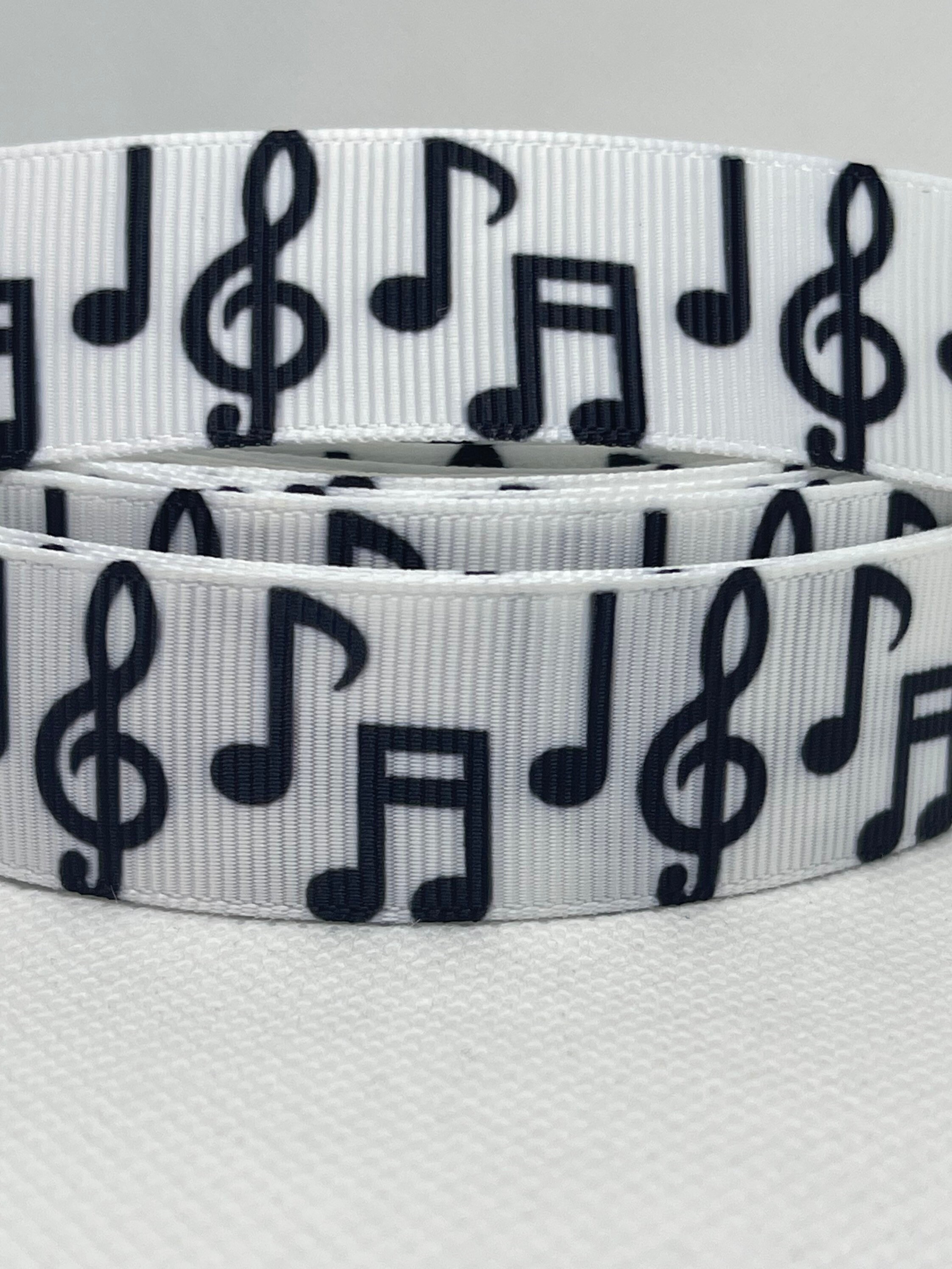 Music Note Ribbon Pattern MUSIC NOTES Inspired Grosgrain Ribbon And/or Coordinating 1