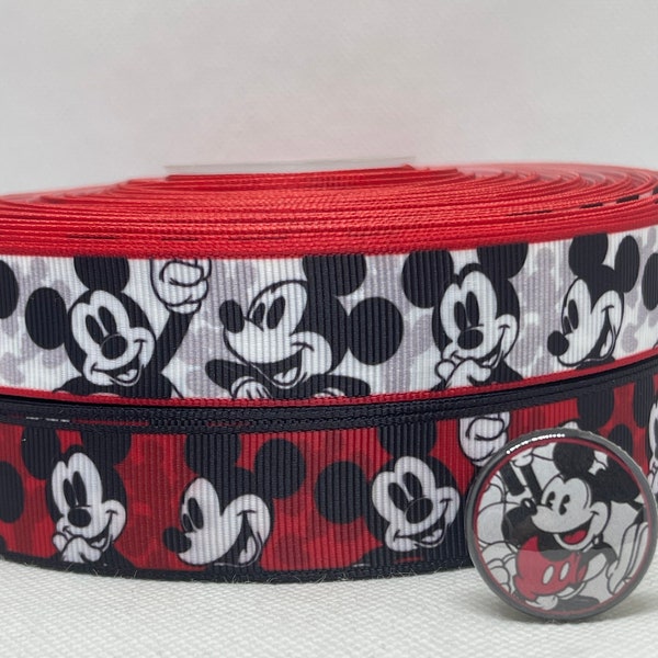 CARTOON inspired grosgrain ribbon and/or coordinating 1" flatbacks. Perfect for bow making and many other crafts.