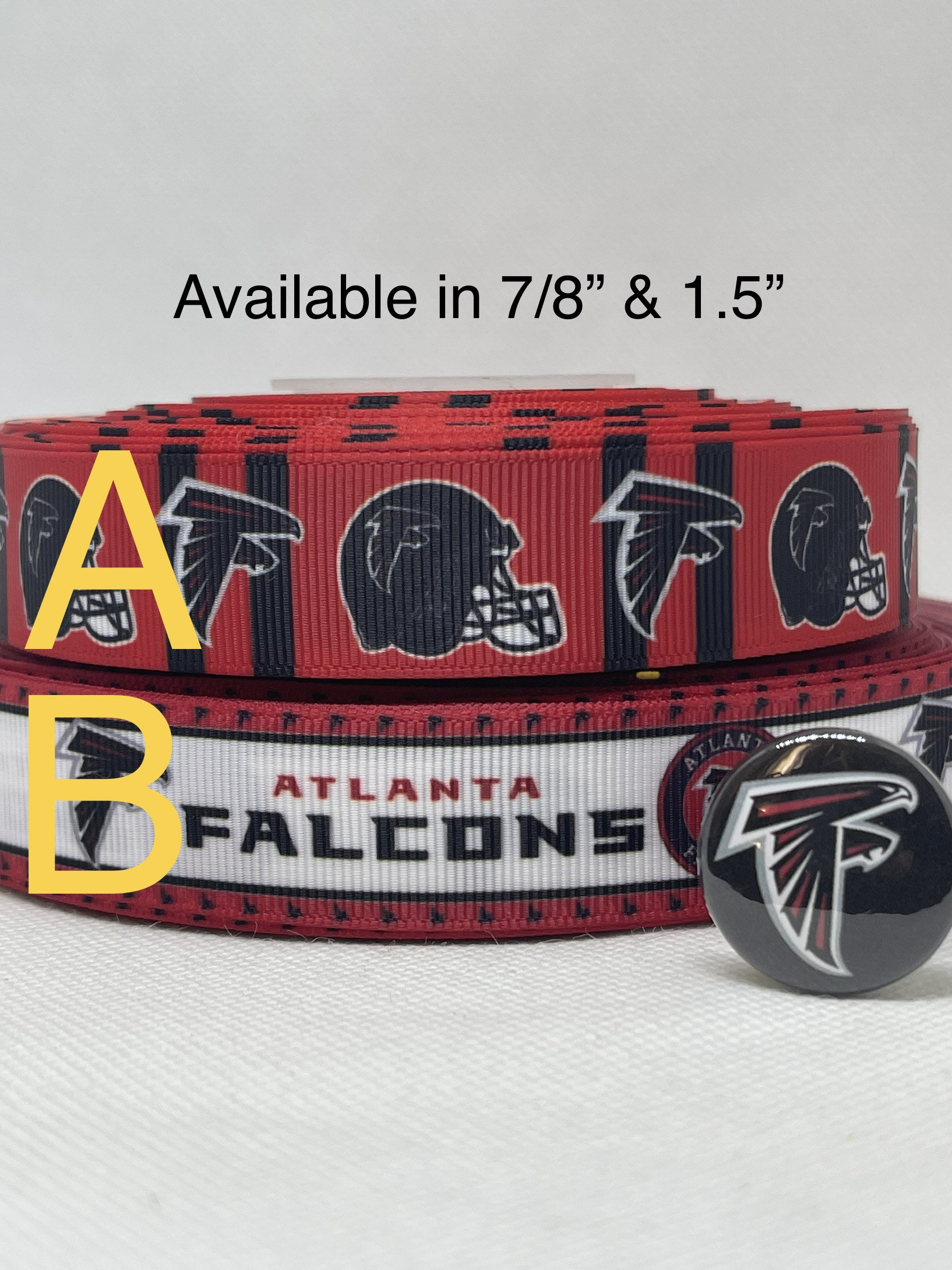 Atlanta Falcons Inspired Grosgrain Ribbon And/or Coordinating - Etsy
