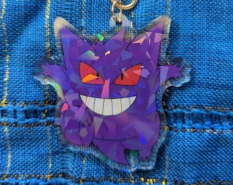 Gengar 3" Double Sided Shards Acrylic Keychain