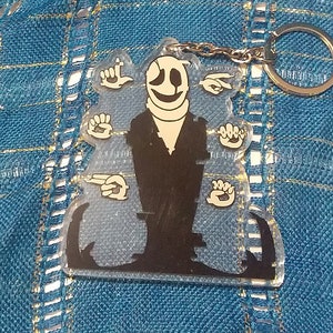 Gaster 3&quot; Double Sided Acrylic Keychain
