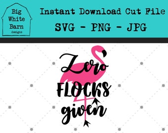 Download Zero Flocks Given SVG Cutting File ai dxf and png Instant ...