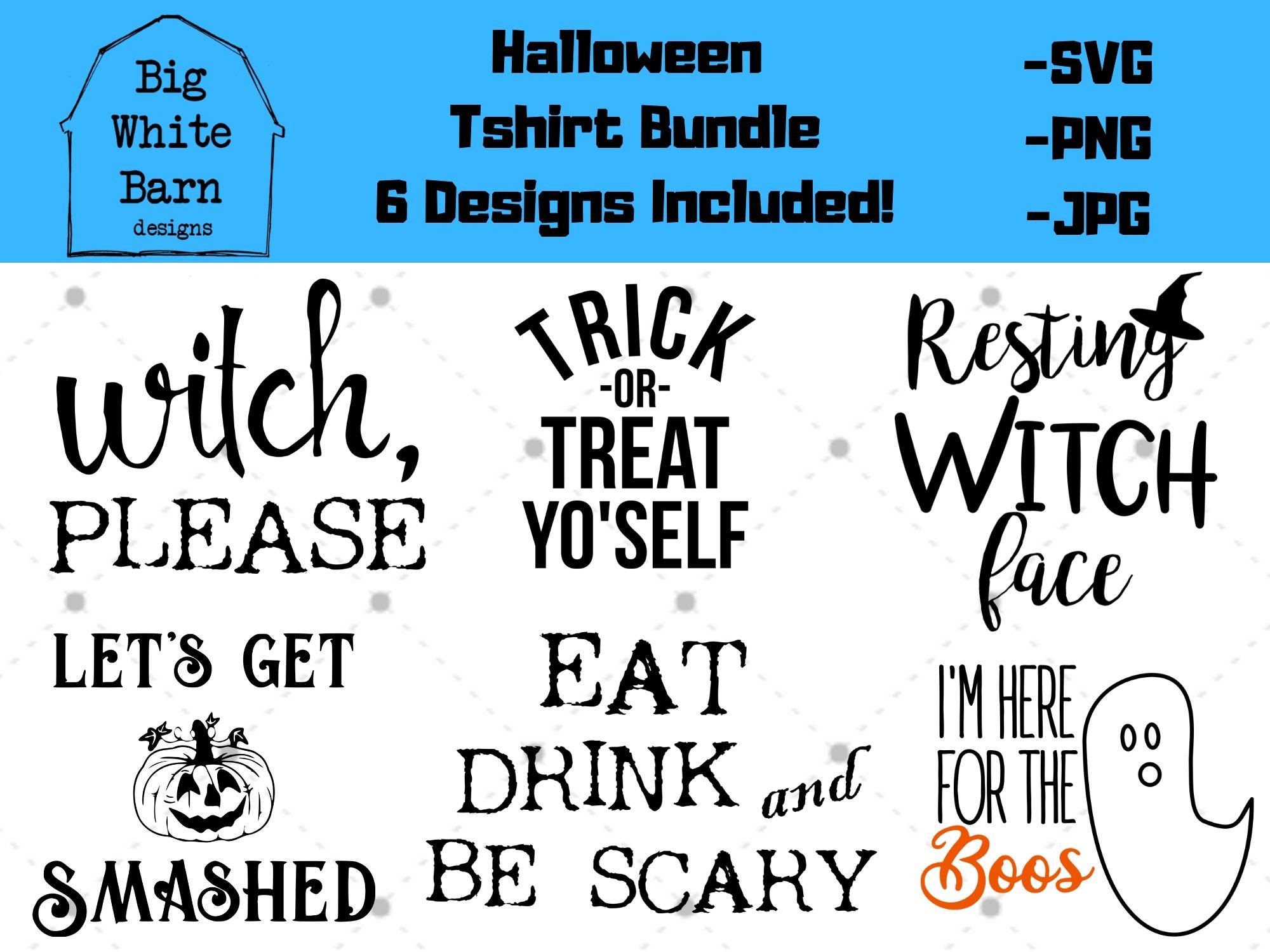Download Halloween Tshirt Design Bundle Svg Halloween Tshirt Svg Etsy