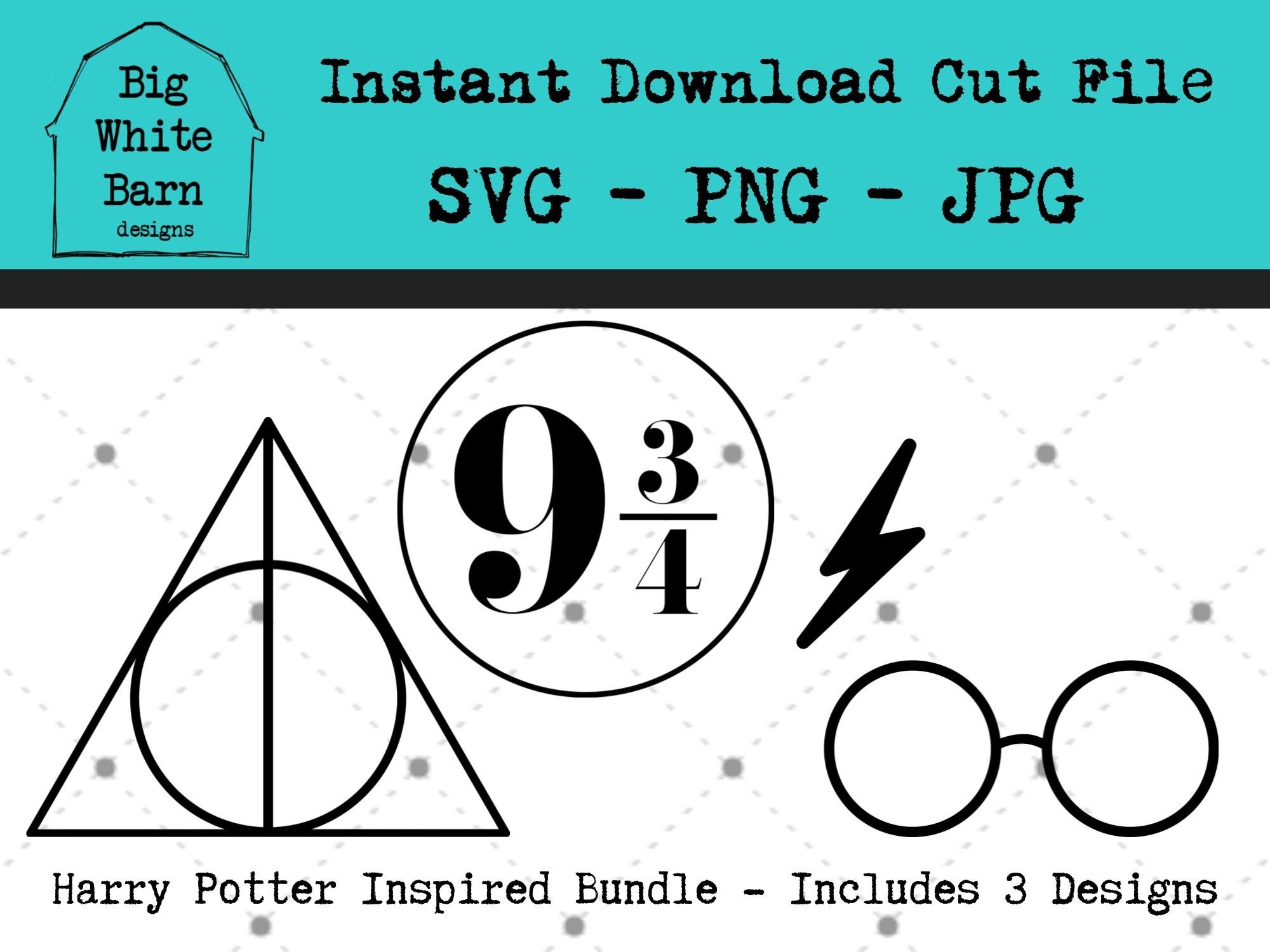 Download Harry Potter Inspired SVG Bundle / Harry Potter Lightening ...