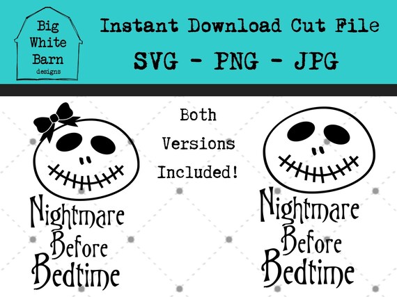 Download Nightmare Before Bedtime Svg Halloween Tshirt Svg Graphics Etsy