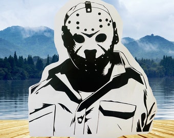 Friday The 13th Sticker (Jason Voorhees) Horror Movie, Matte