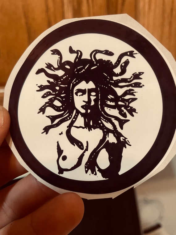 Archaic Medusa Sticker Etsy