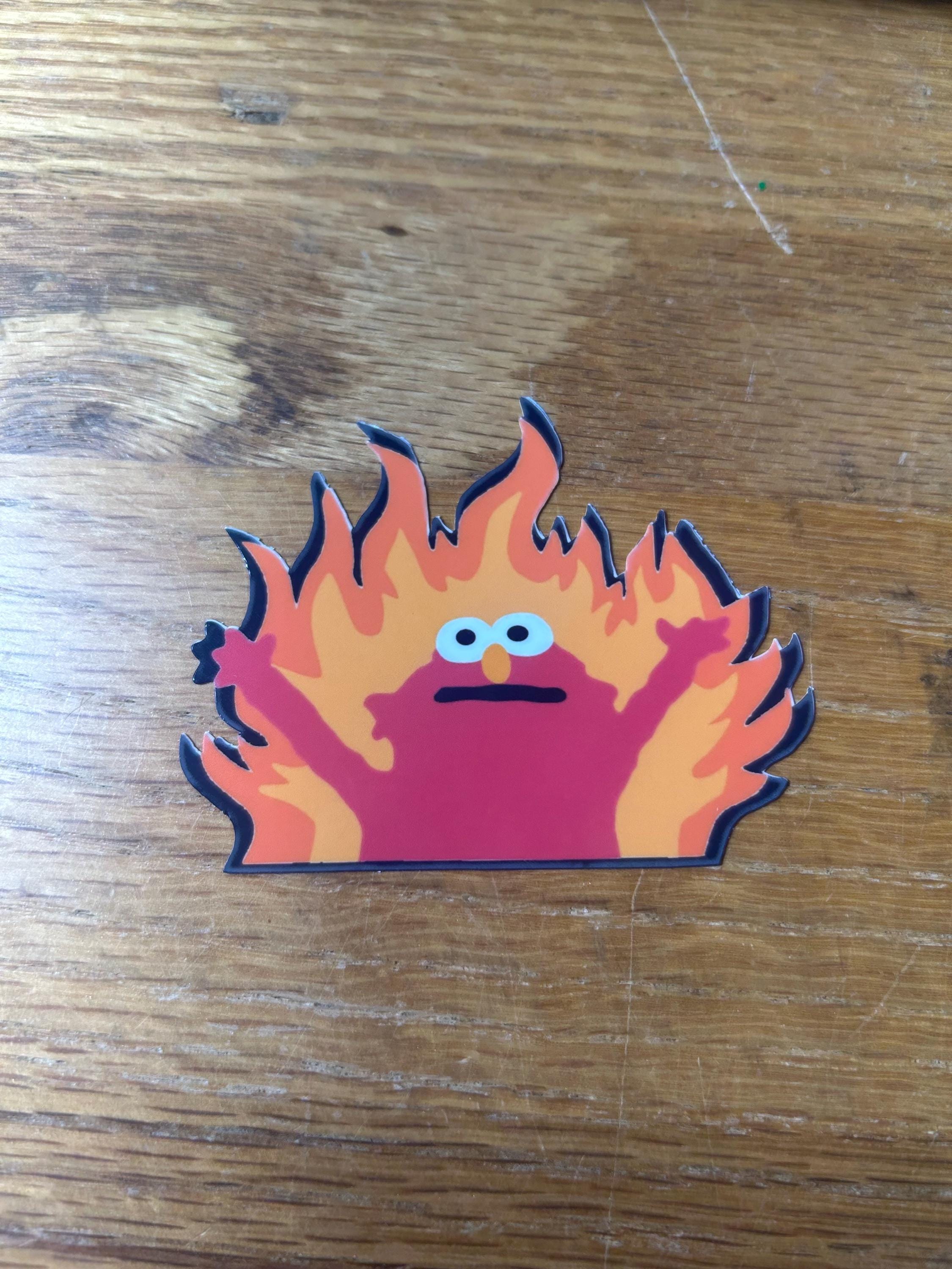 Hellfire Elmo Vinyl Sticker - Etsy Hellfire Elmo Vinyl Sticker - Etsy