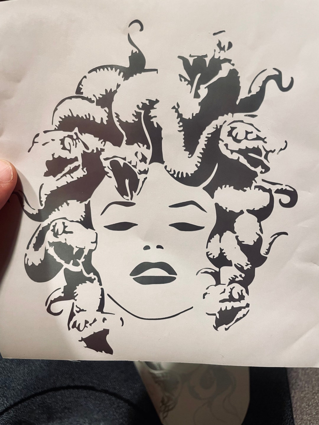 Medusa Vinyl Decal Etsy