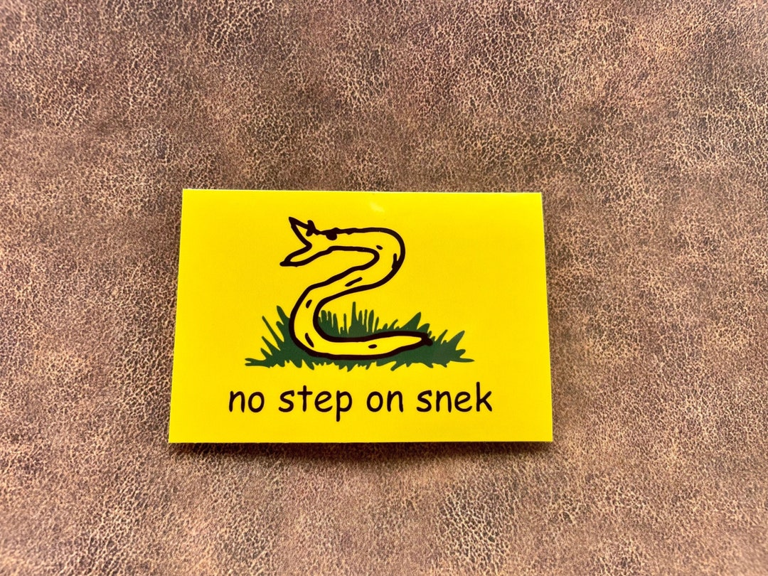 AP No Step on Snek Sticker - Store - American Patriot Limited