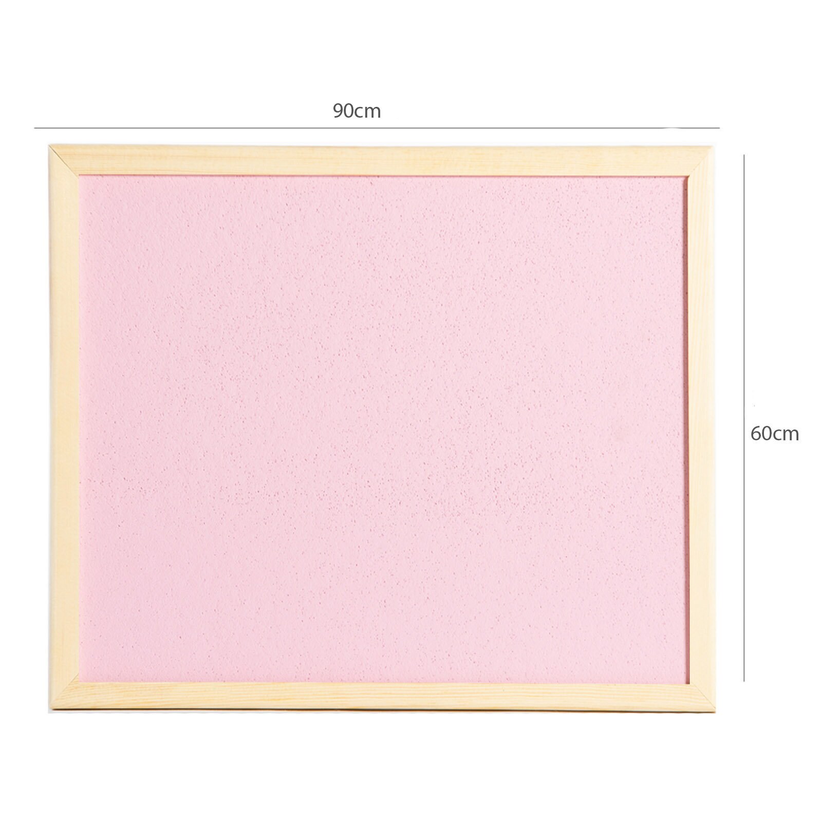 Pink 90x60cm Large Rectangle Cork Notice Board fixings 20 Pins Etsy UK