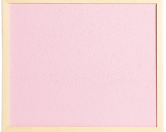 Pink 90x60cm Large Rectangle Cork Notice Board +Fixings +20 Pins