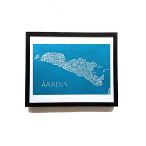 Inishmore map print