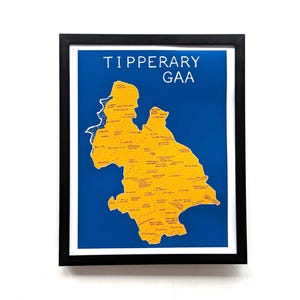 Contea di Tipperary, Irlanda / Stampe di mappe 10 x 8 pollici