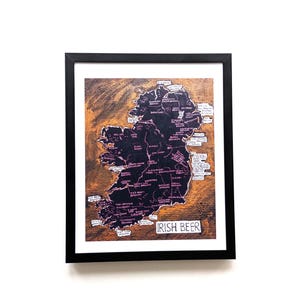Iers bierkaart | 10 x 8 inch