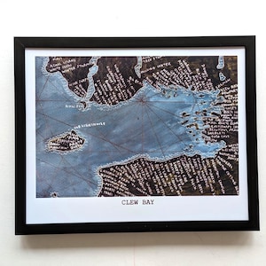 Clew Bay Irland | 10 in x 8 in Kartendruck
