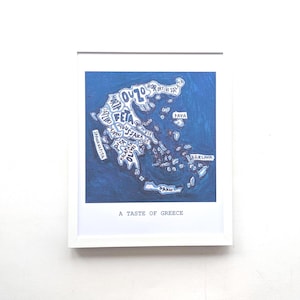 A Taste of Greece I  8in x 10in print