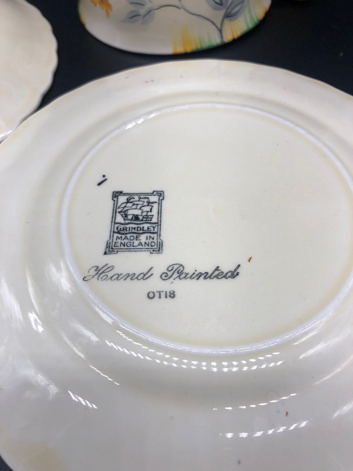 1930s Art Deco Grindley pottery trio Etsy