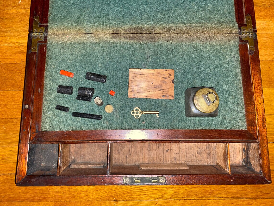 Antique Lap Desk Early 19th Century Etsy