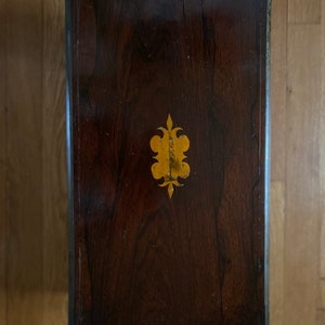 Antique Victorian Rosewood Writing Slope Desk
