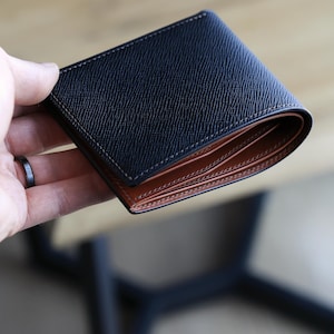 Cartera de cuero de lujo para hombre, billetera de cuero hecha a mano, regalo para él, billetera de cuero buttero, regalo para hombres