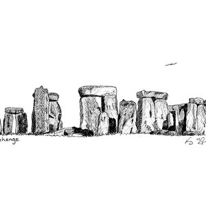 One continuous line drawing Stonehenge site landmark World iconic place in  Wiltshire England Holiday vacation home wall decor poster print concept  Modern single line draw design vector illustration 5212535 Vector Art at