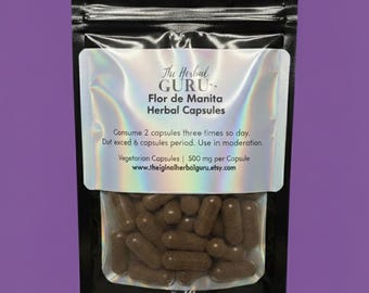 Flor de Manita Herbal Capsules "The Mexican Hand Flower" | Happy Heart | Blood Pressure Herbs