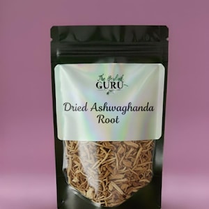 Organic Ashwagandha Root | Withania Somnifera or Indian Ginseng Loose Tea | Sample Size Herbal Tea | Teabags Add-Ons image 1