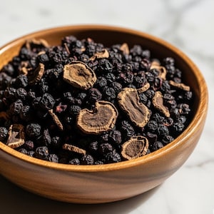 Dried and Cut Elderberry and Burdock Root Loose Blend | For Immunity Boost with Teabags | Natural Herbal Tea | Sample Size