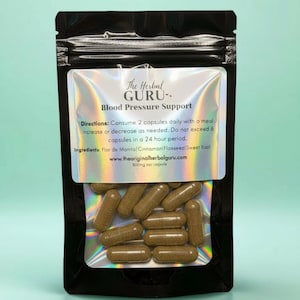 Biologische HBP|Bloeddruk kruidencapsules | Blij Hart | Alkalische kruiden | Kruidensupplementen Flor de Manita | Monstergrootte Kruiden
