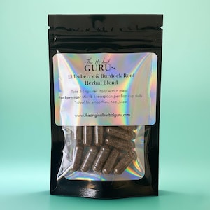 RACINE DE BARDANE DE SUREAU Gélules à base de plantes | Boostez votre bien-être