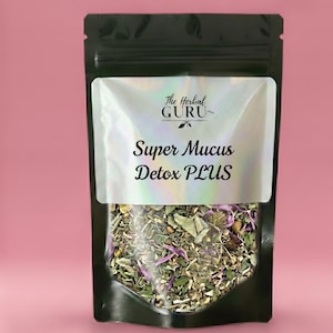 Super Mucus Detox PLUS örtteblandning | Provörter | Detoxstöd | Teer i små satser